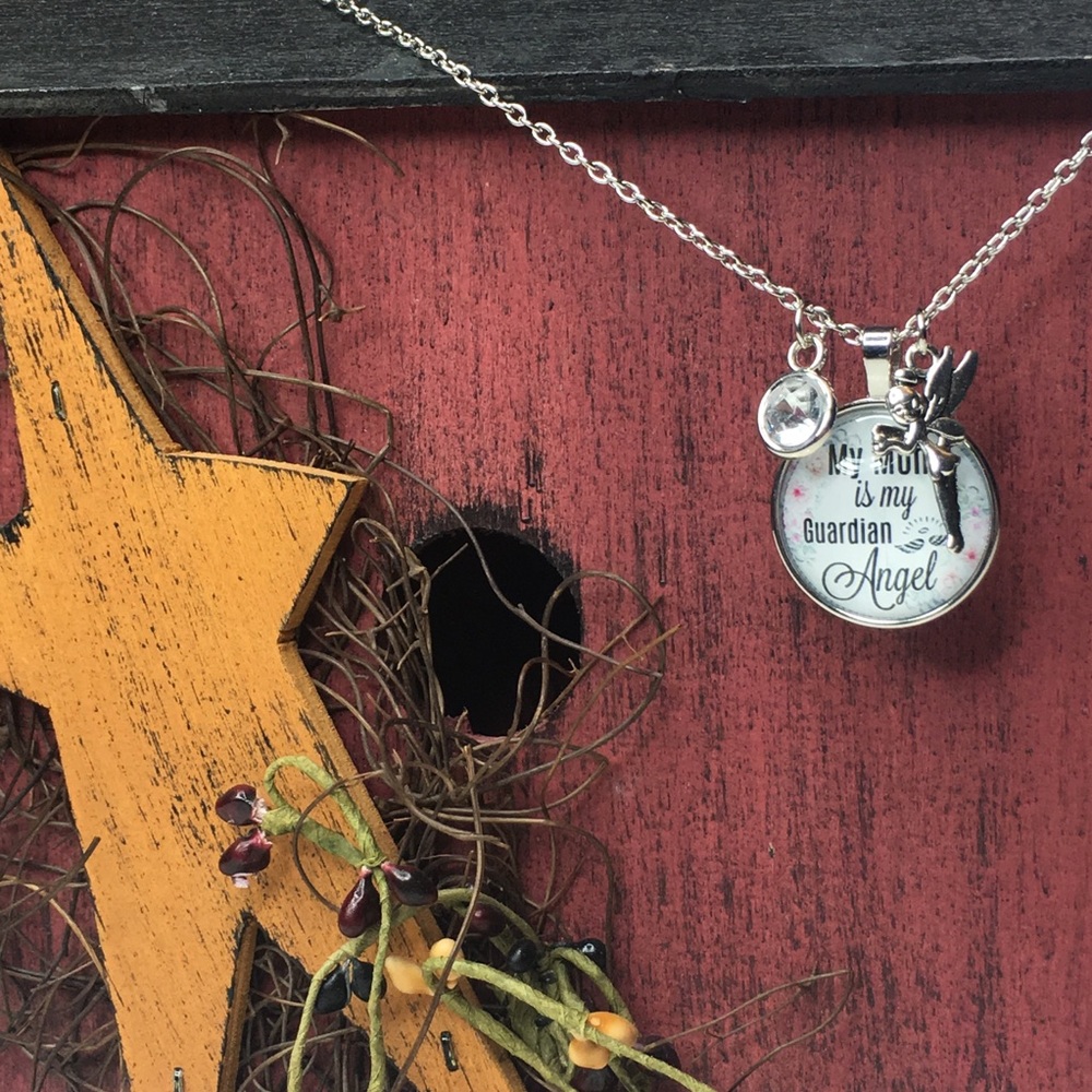 (C3) My Mom is my Guardian Angel Necklace - Picture 6 of 7